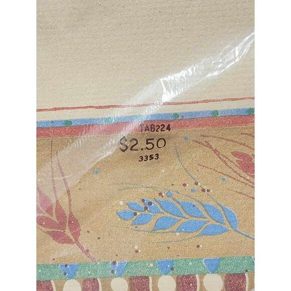 Hallmark Table Cover 54" X 102" Border Design‎ Paper/Plastic NOS - Picture 3 of 4